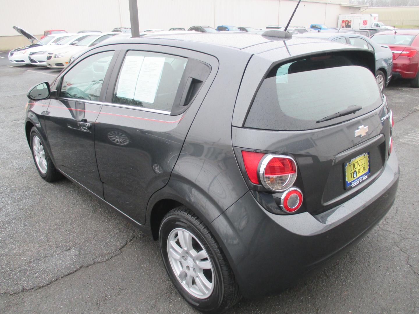 2016 GRAY Chevrolet Sonic LT Auto 5-Door (1G1JC6SG9G4) with an 1.8L L4 DOHC 24V engine, 6A transmission, located at 1254 Manheim Pike, Lancaster, PA, 17601, (717) 393-9133, 40.062870, -76.323273 - Photo#6